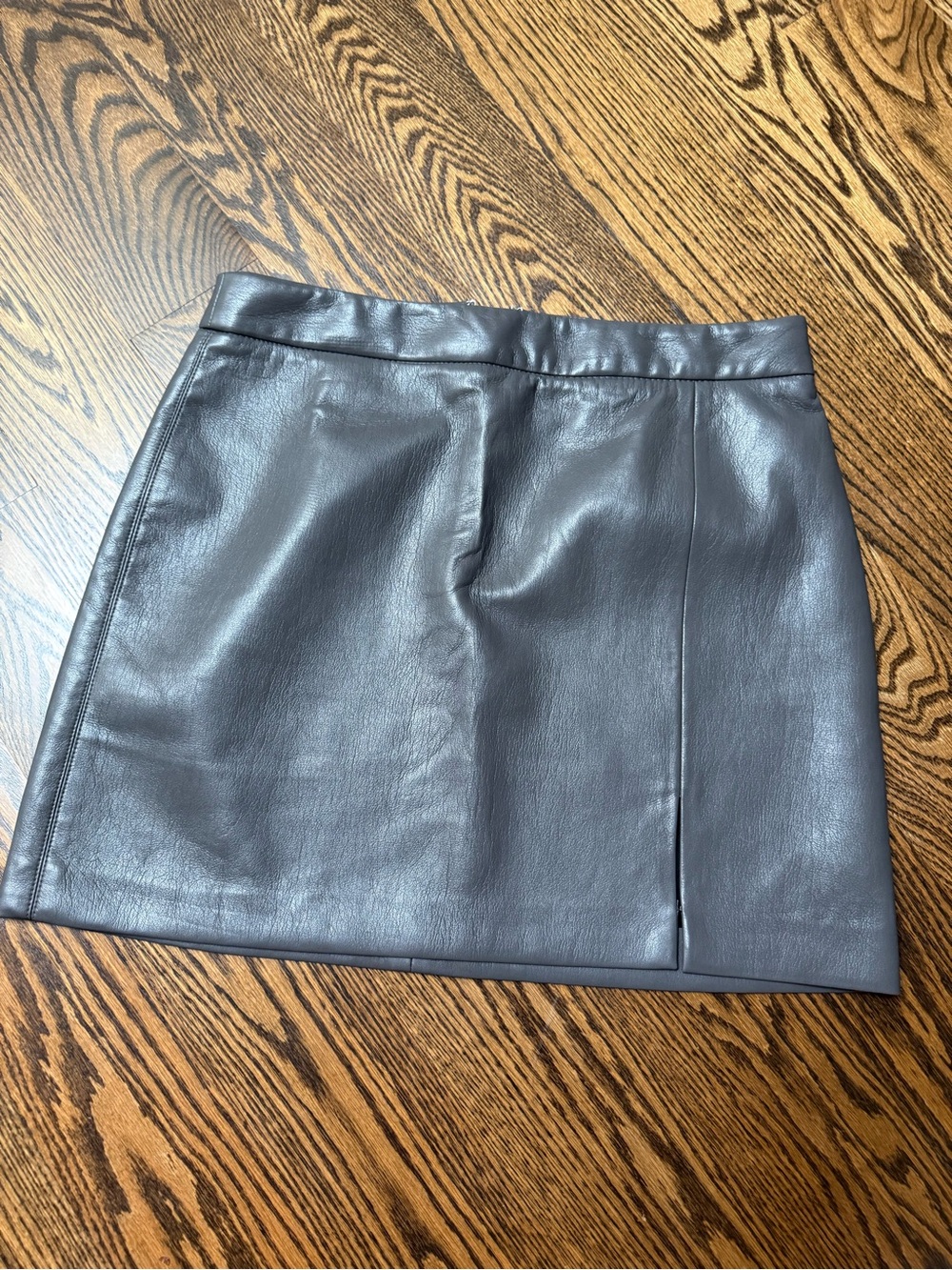 New Wilfred Vegan Leather Mini Skirt